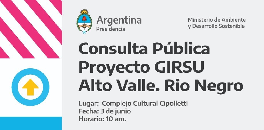 Convocatoria a Consulta Pblica Proyecto GIRSU 